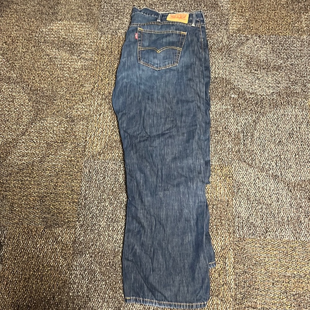 Levi 527 mens jeans, 44 x 30, dark blue, barely used